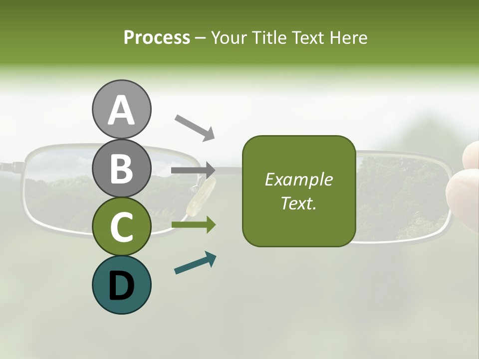 Sky Blur Shortsighted PowerPoint Template