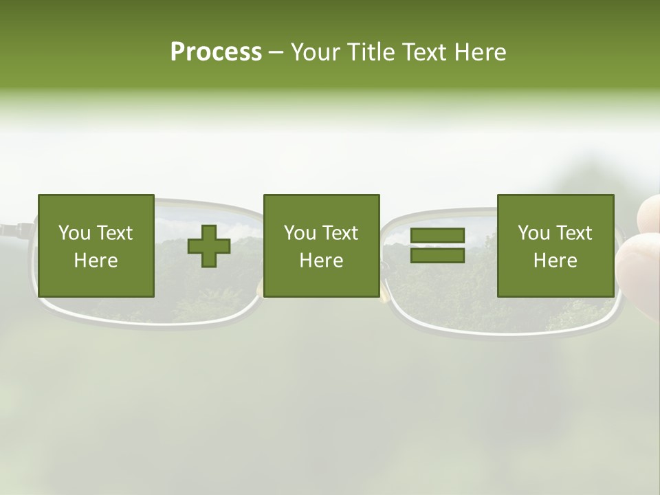 Sky Blur Shortsighted PowerPoint Template