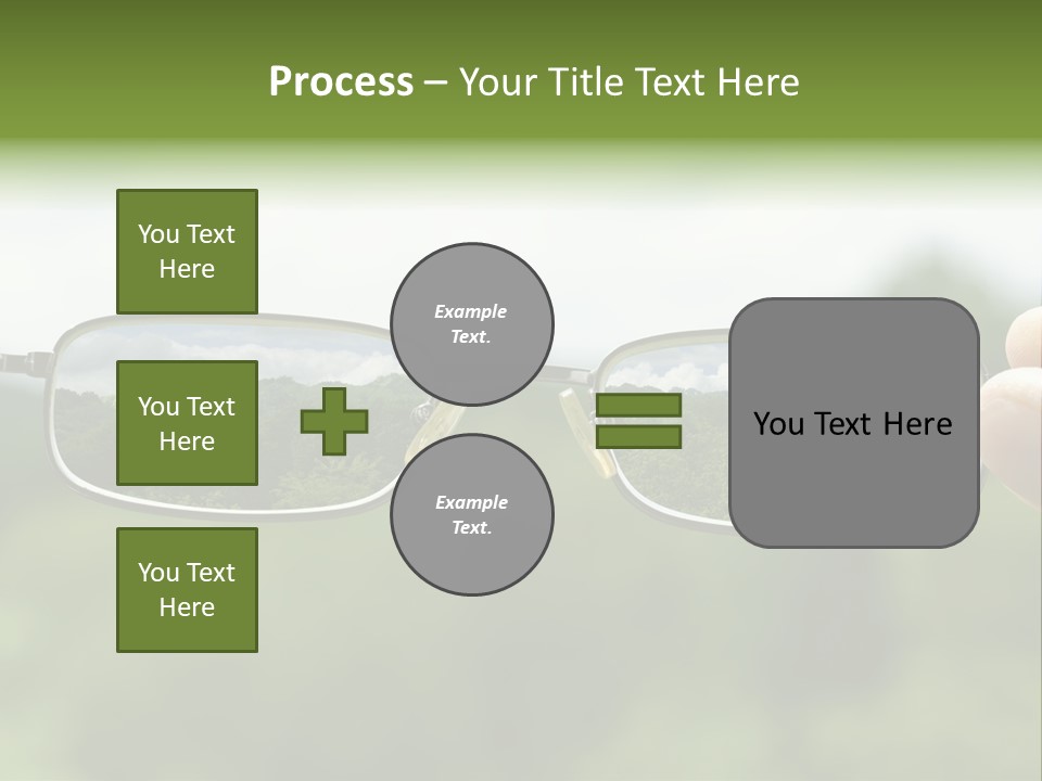 Sky Blur Shortsighted PowerPoint Template