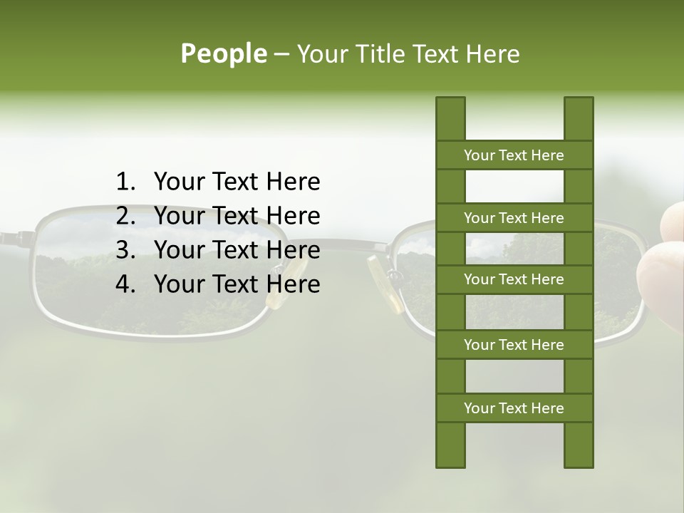 Sky Blur Shortsighted PowerPoint Template