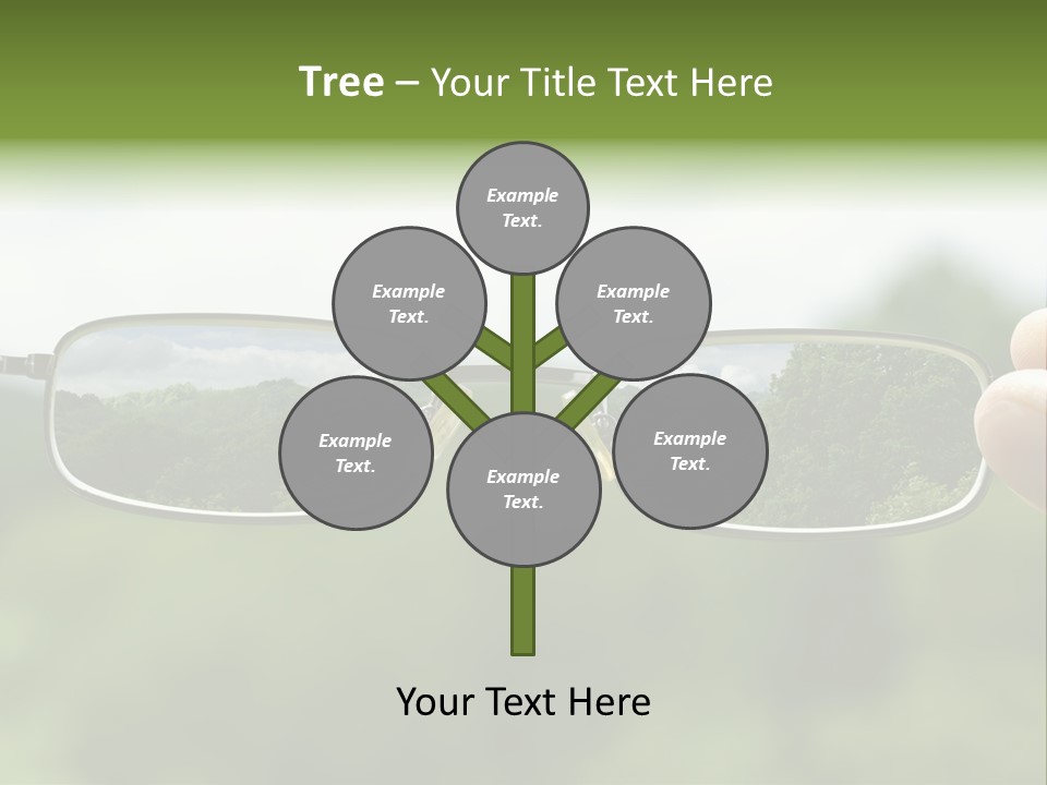 Sky Blur Shortsighted PowerPoint Template