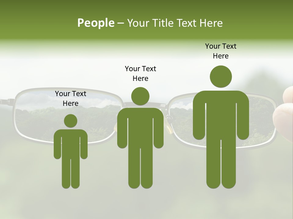 Sky Blur Shortsighted PowerPoint Template