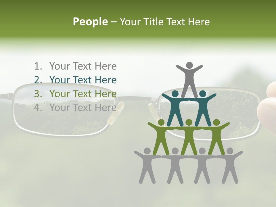 Sky Blur Shortsighted PowerPoint Template