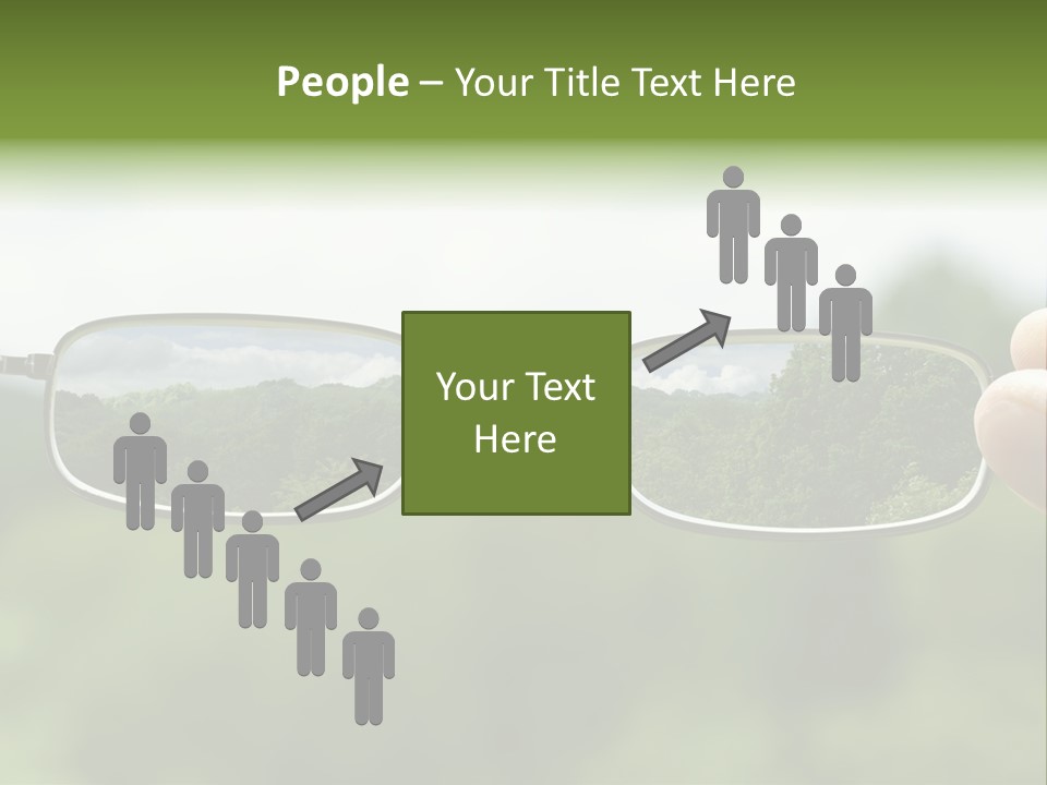 Sky Blur Shortsighted PowerPoint Template