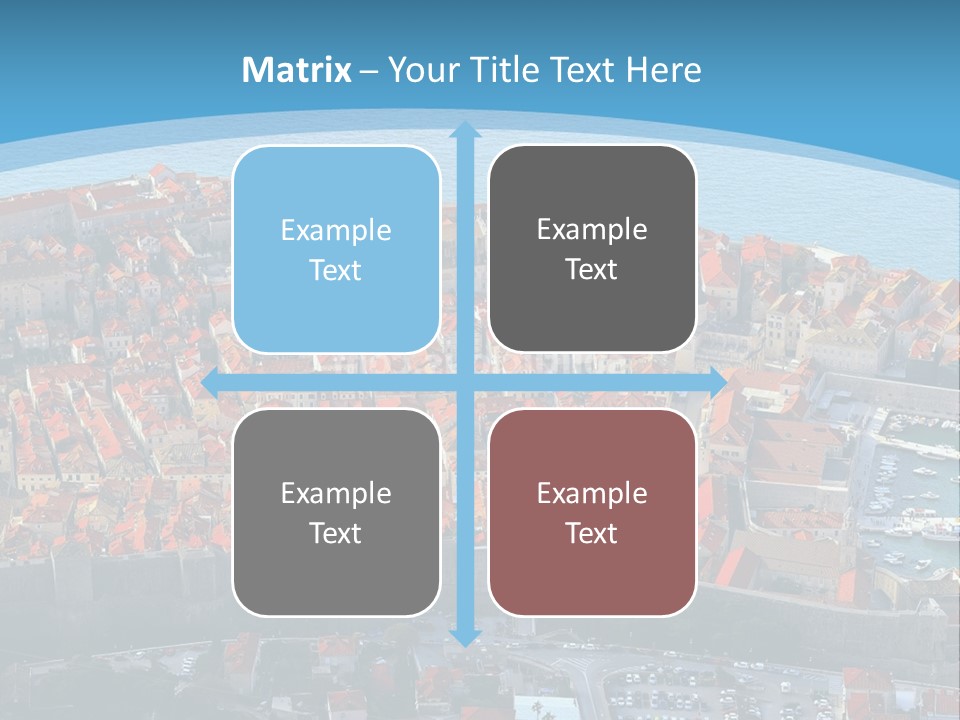 Ship Town Harbor PowerPoint Template