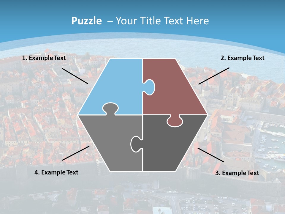 Ship Town Harbor PowerPoint Template