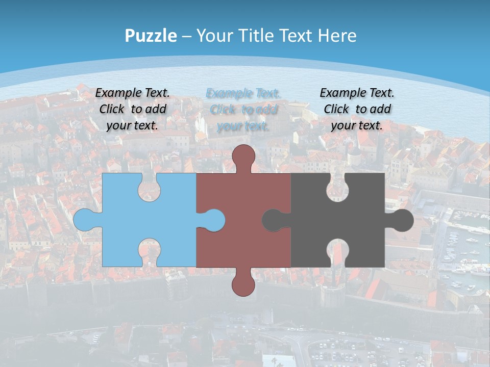 Ship Town Harbor PowerPoint Template