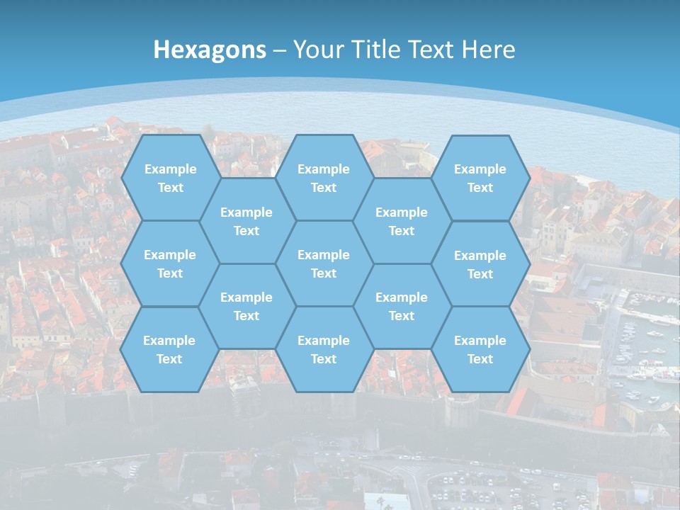 Ship Town Harbor PowerPoint Template