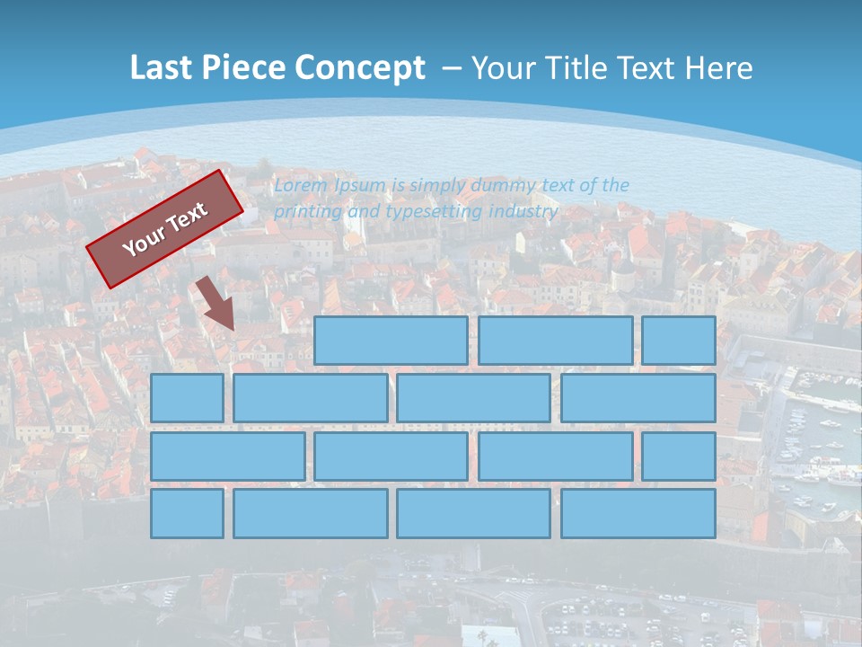 Ship Town Harbor PowerPoint Template