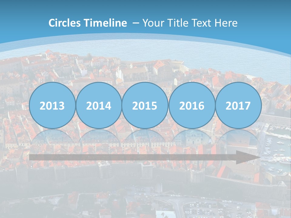 Ship Town Harbor PowerPoint Template