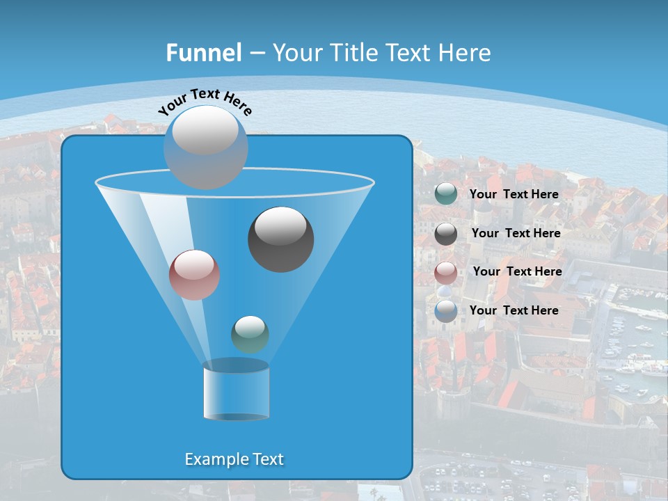 Ship Town Harbor PowerPoint Template