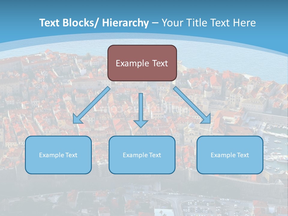 Ship Town Harbor PowerPoint Template