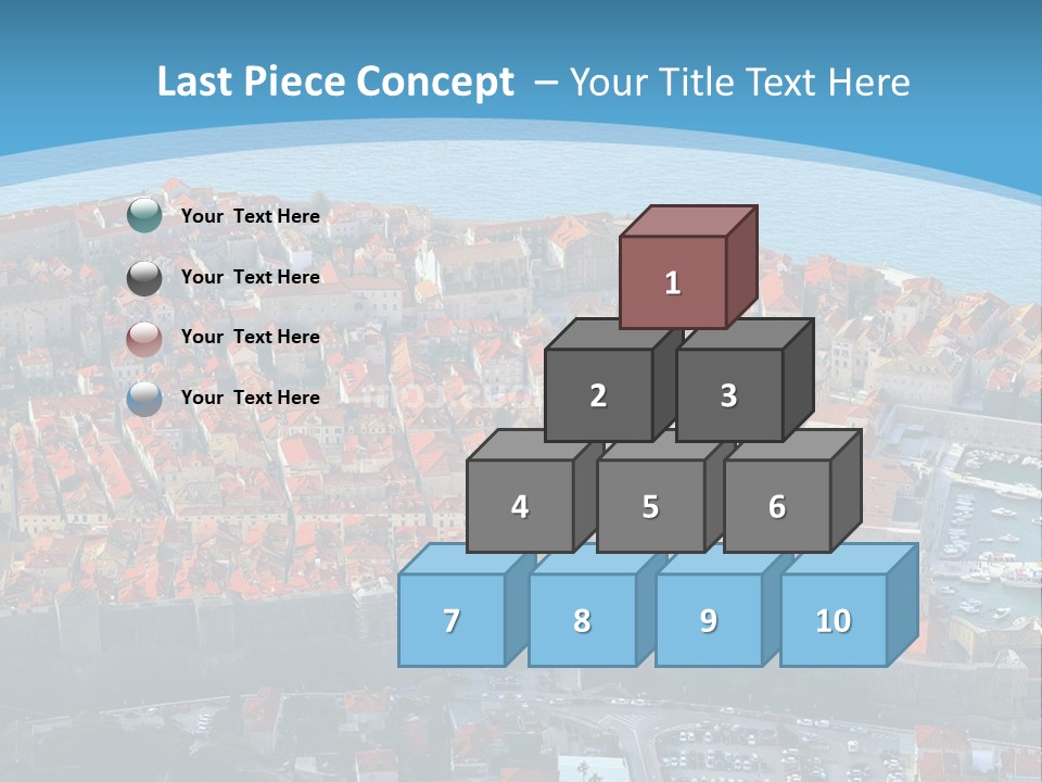 Ship Town Harbor PowerPoint Template