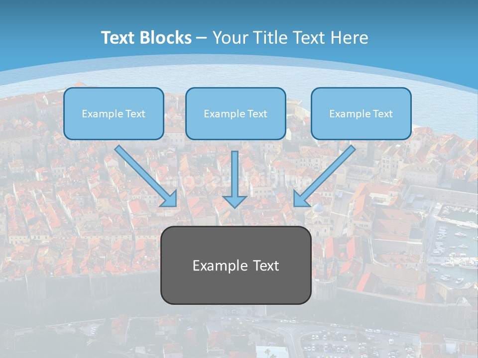 Ship Town Harbor PowerPoint Template