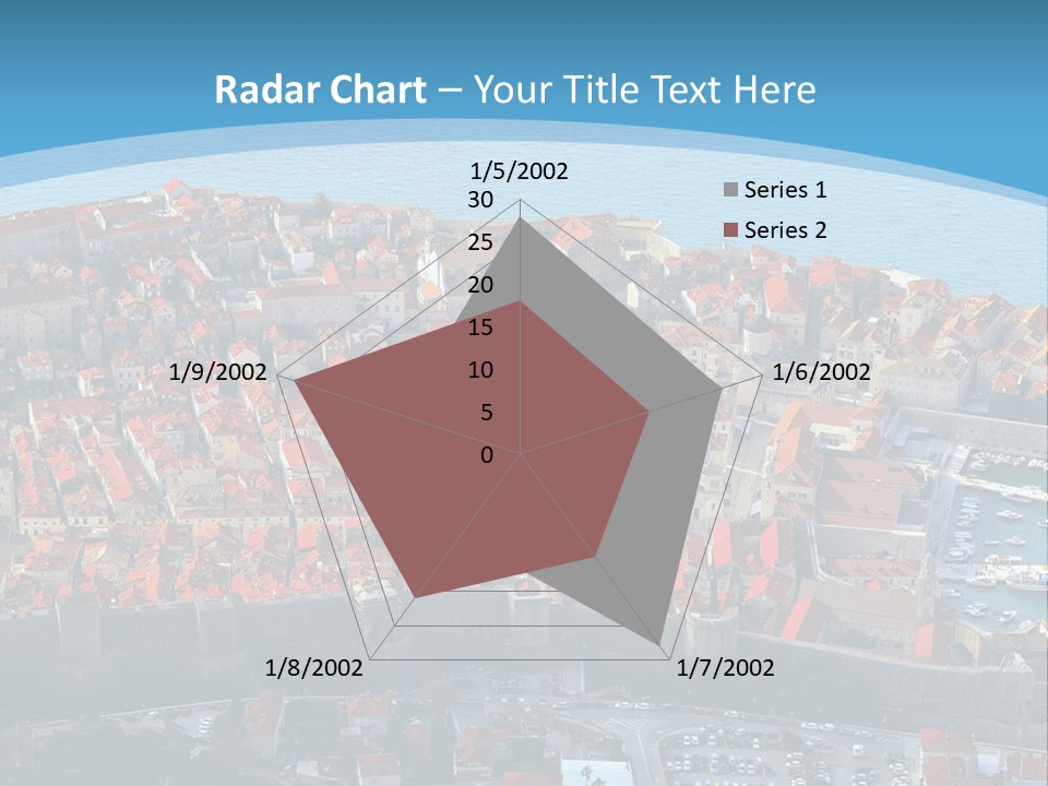 Ship Town Harbor PowerPoint Template