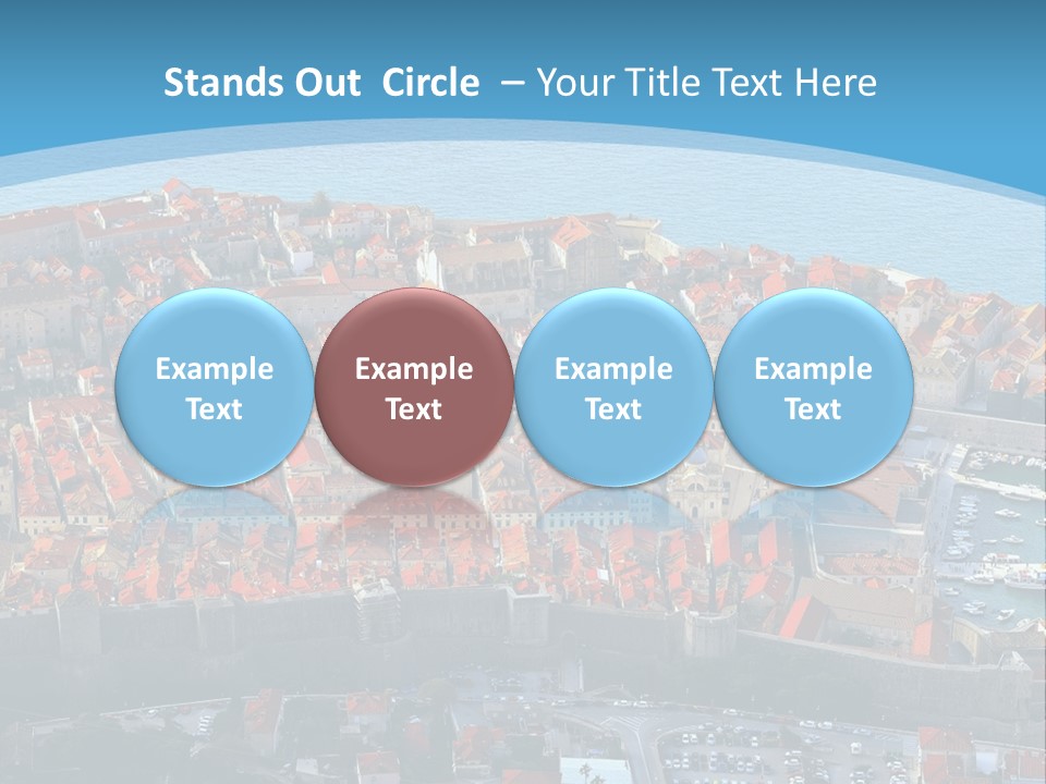 Ship Town Harbor PowerPoint Template