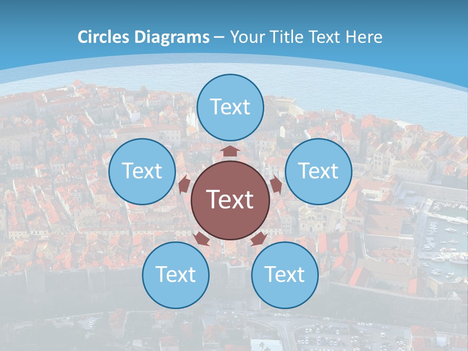 Ship Town Harbor PowerPoint Template