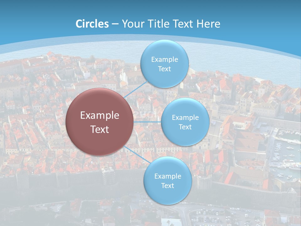 Ship Town Harbor PowerPoint Template