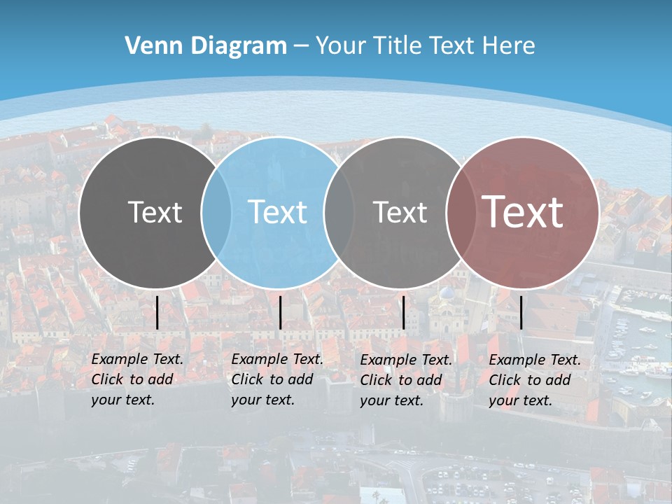 Ship Town Harbor PowerPoint Template