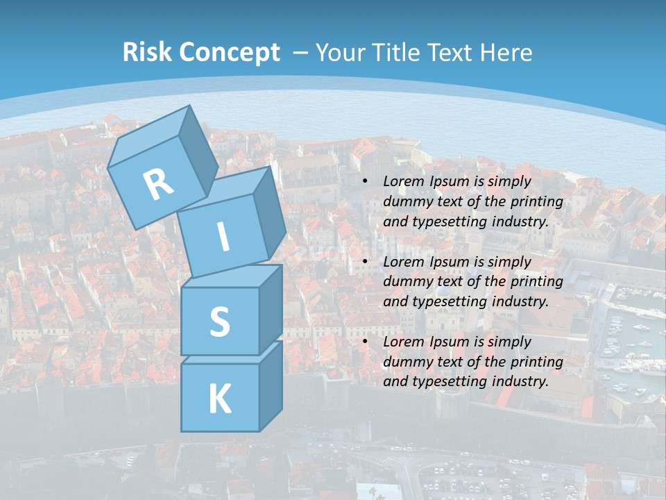 Ship Town Harbor PowerPoint Template