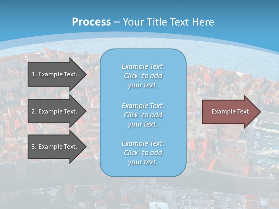 Ship Town Harbor PowerPoint Template