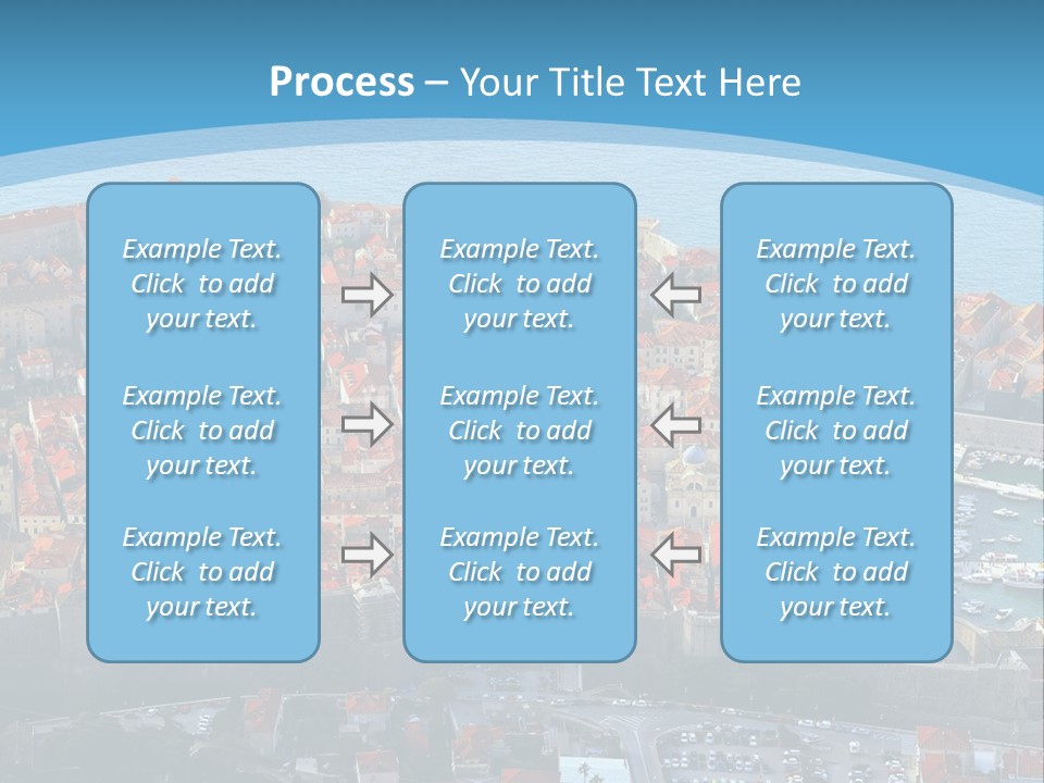 Ship Town Harbor PowerPoint Template