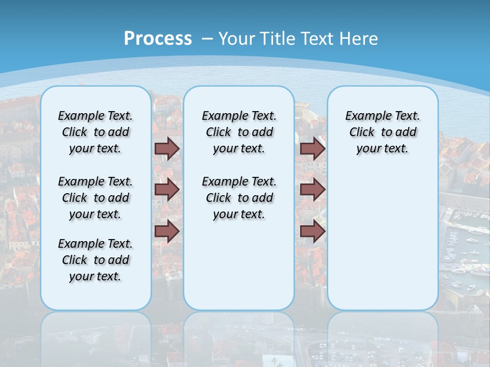 Ship Town Harbor PowerPoint Template