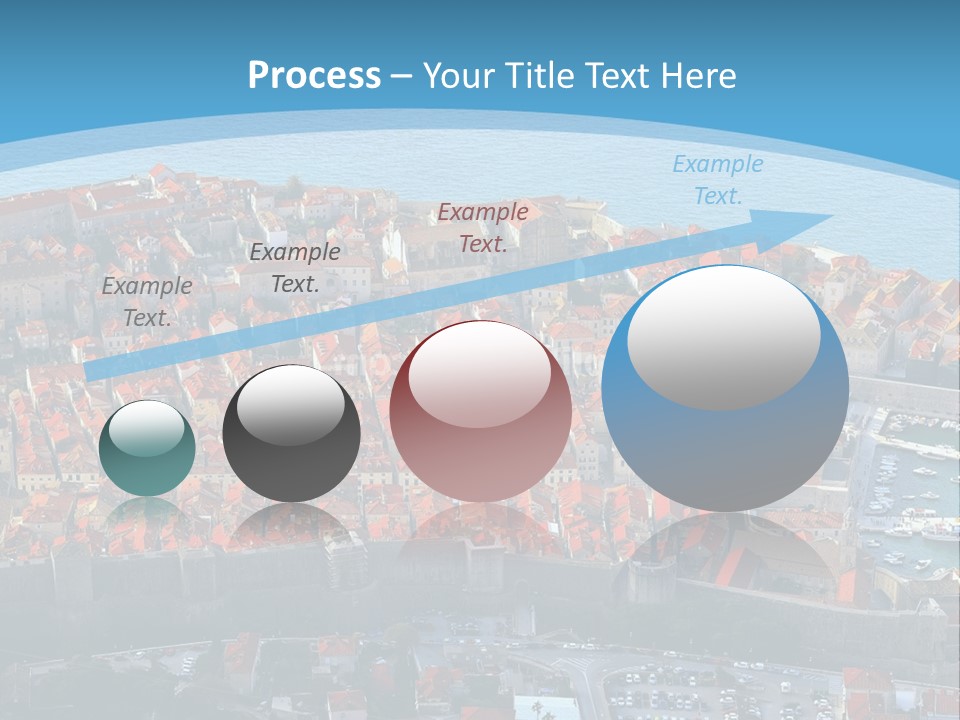 Ship Town Harbor PowerPoint Template