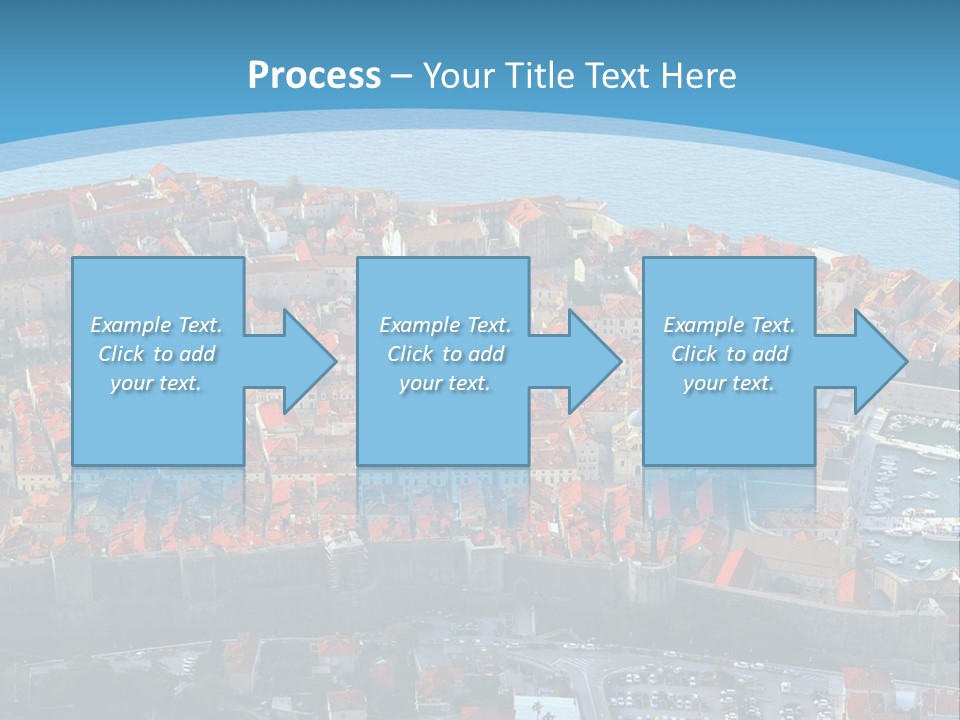 Ship Town Harbor PowerPoint Template