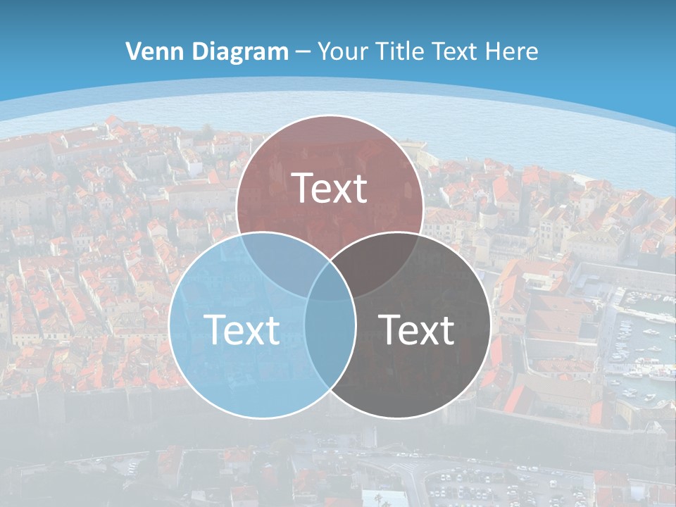 Ship Town Harbor PowerPoint Template