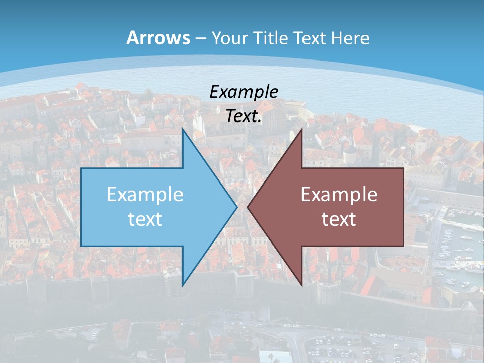 Ship Town Harbor PowerPoint Template