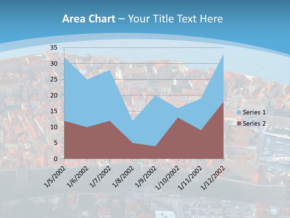 Ship Town Harbor PowerPoint Template