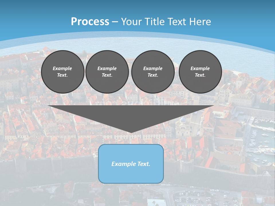 Ship Town Harbor PowerPoint Template