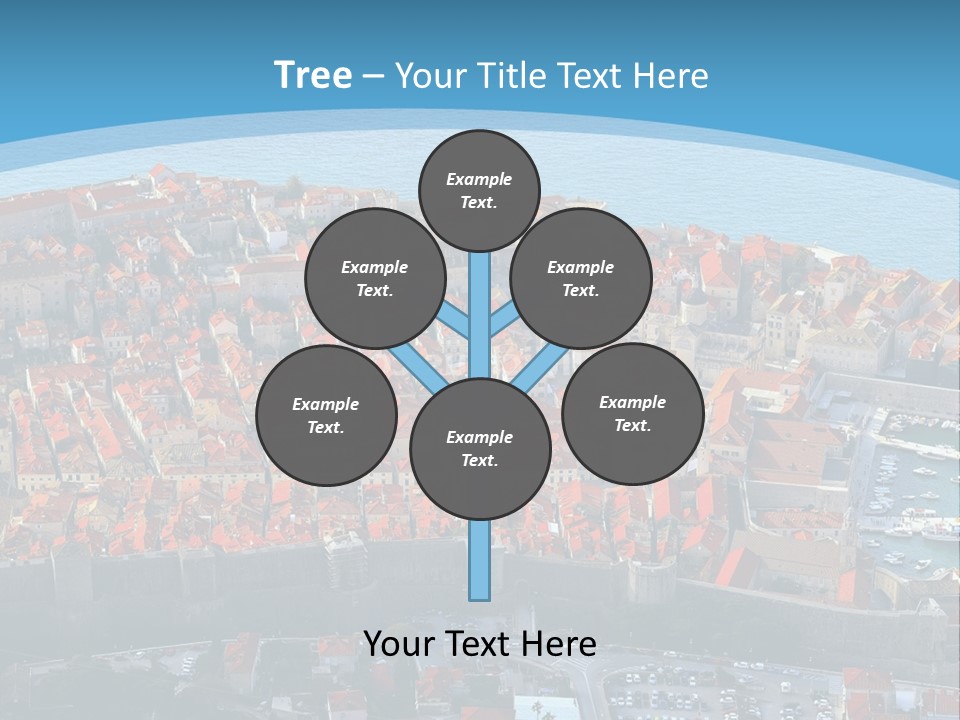 Ship Town Harbor PowerPoint Template