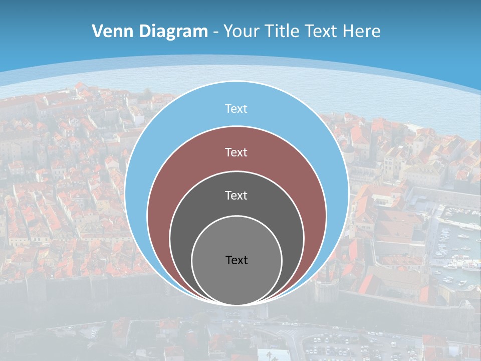 Ship Town Harbor PowerPoint Template