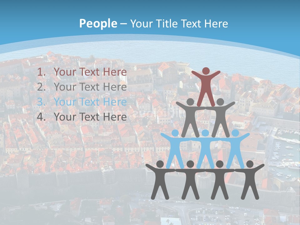 Ship Town Harbor PowerPoint Template