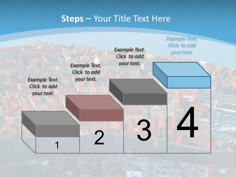 Ship Town Harbor PowerPoint Template