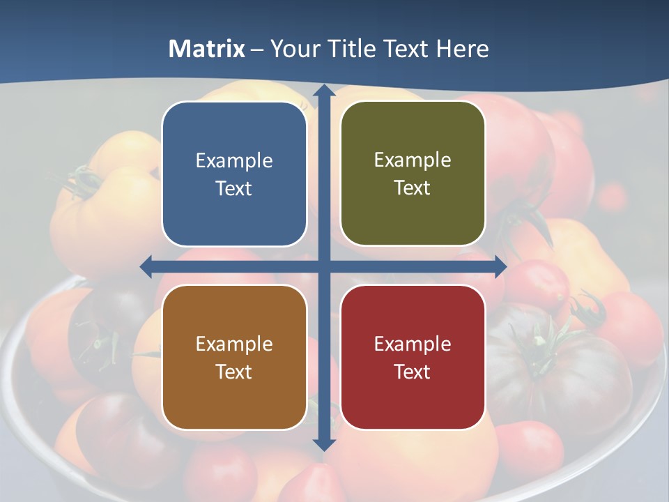 Vegetables Organic Vibrant PowerPoint Template