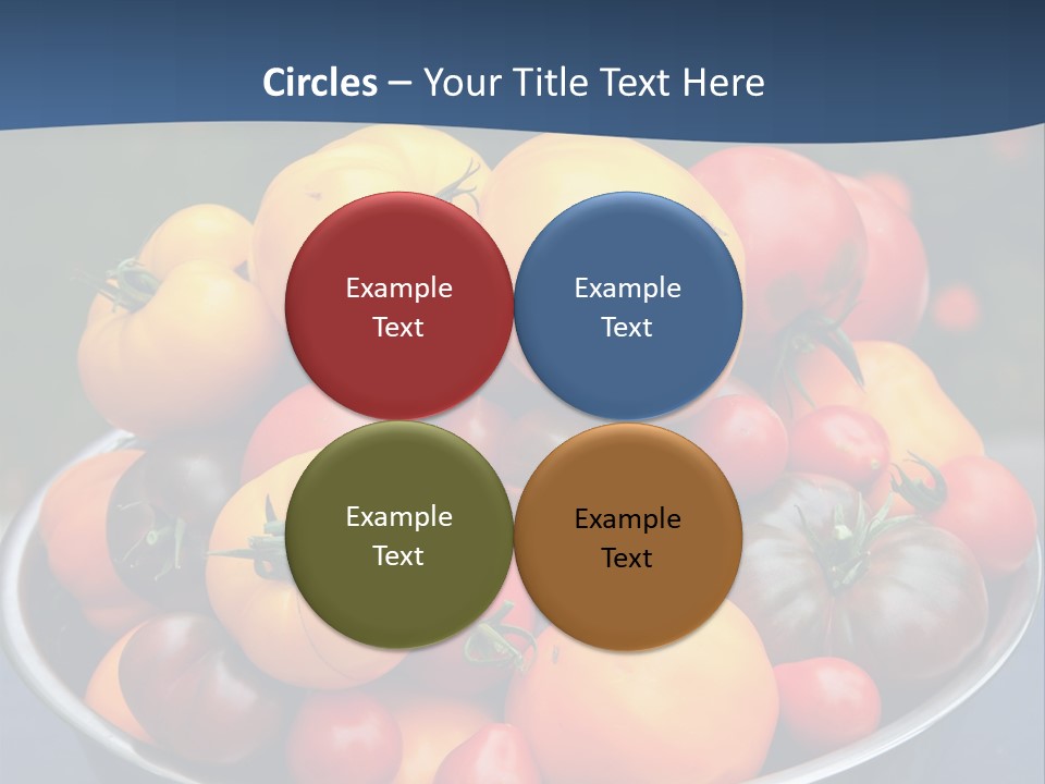 Vegetables Organic Vibrant PowerPoint Template