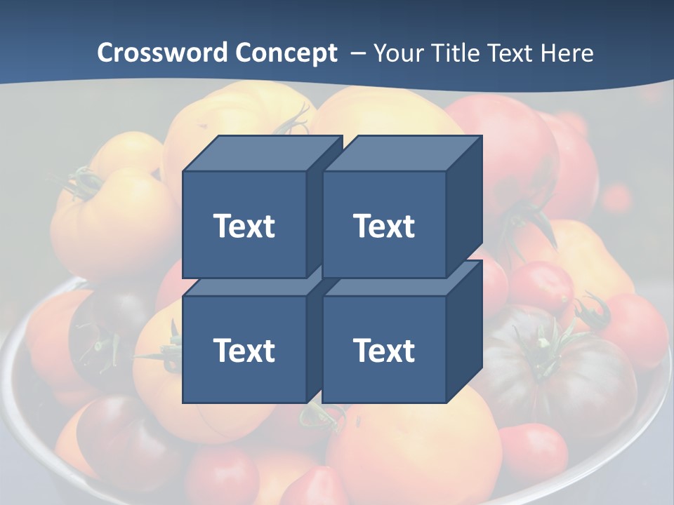 Vegetables Organic Vibrant PowerPoint Template