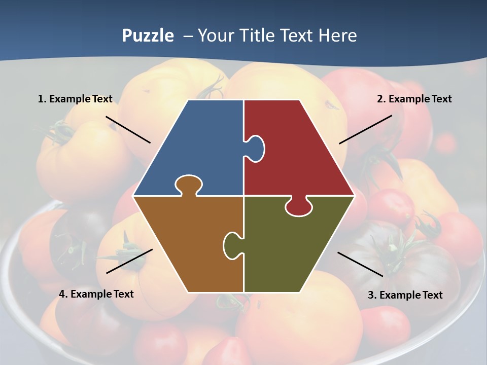 Vegetables Organic Vibrant PowerPoint Template