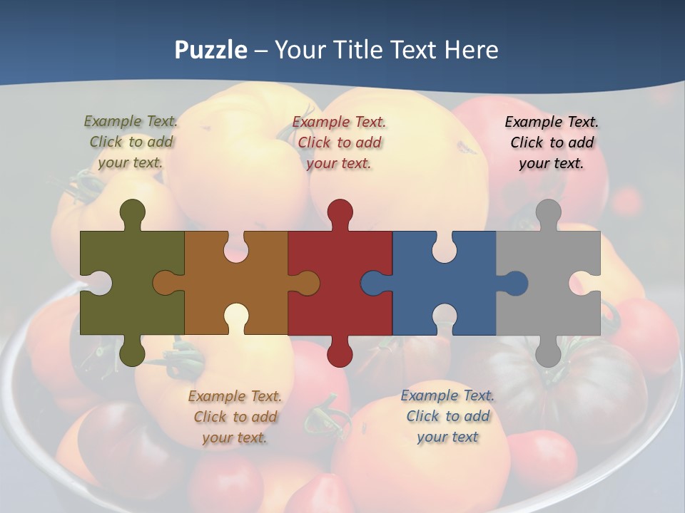 Vegetables Organic Vibrant PowerPoint Template