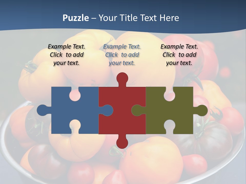 Vegetables Organic Vibrant PowerPoint Template