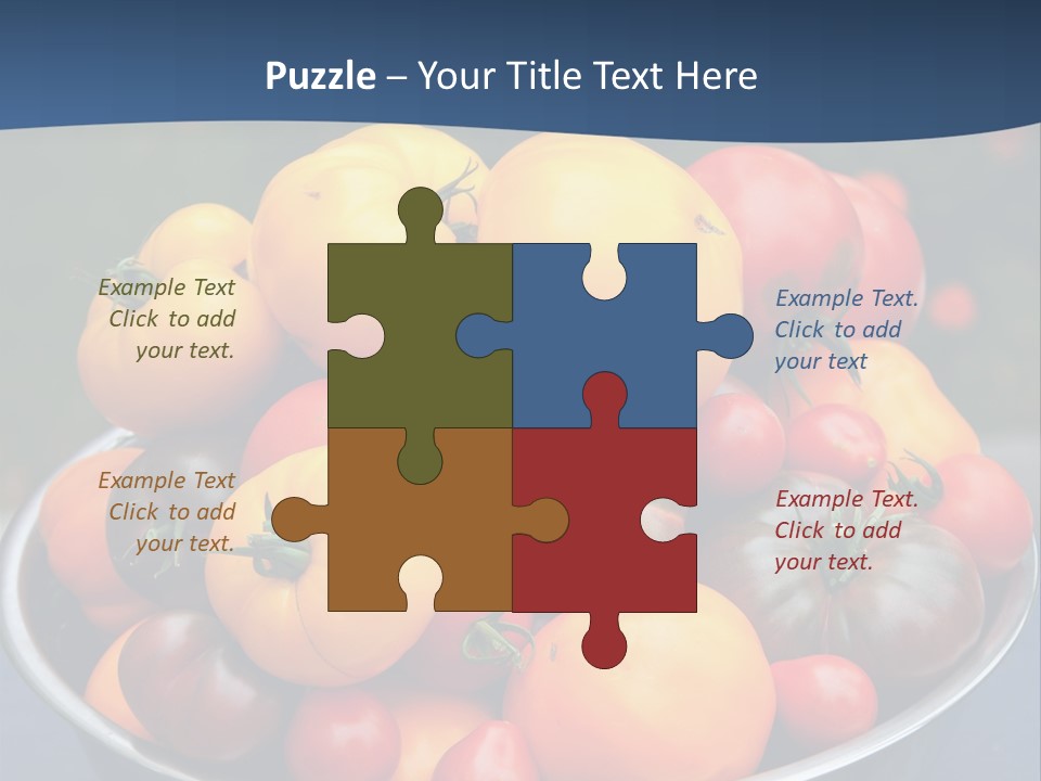 Vegetables Organic Vibrant PowerPoint Template