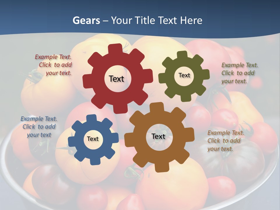 Vegetables Organic Vibrant PowerPoint Template