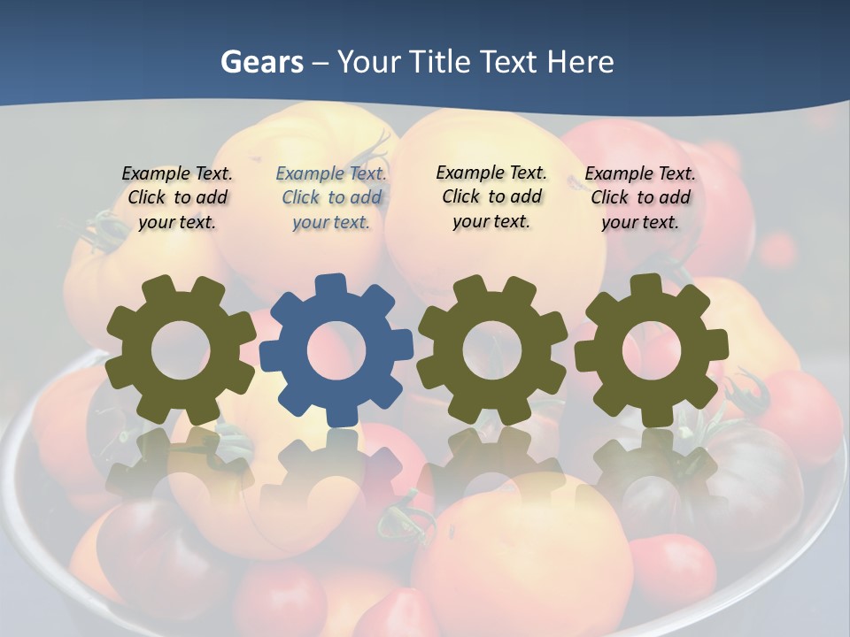 Vegetables Organic Vibrant PowerPoint Template