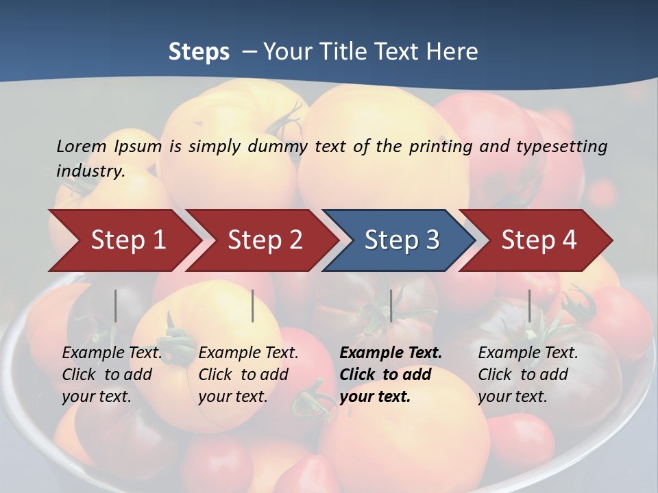 Vegetables Organic Vibrant PowerPoint Template