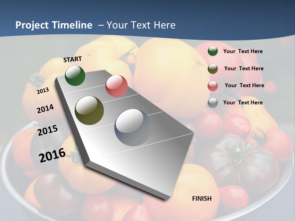 Vegetables Organic Vibrant PowerPoint Template