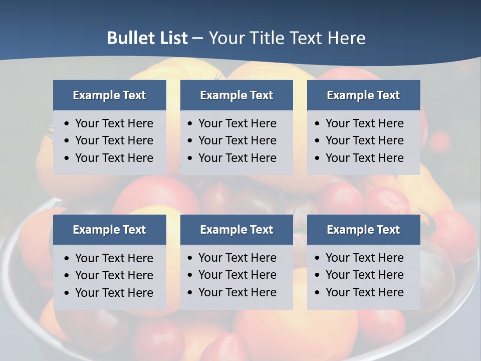 Vegetables Organic Vibrant PowerPoint Template