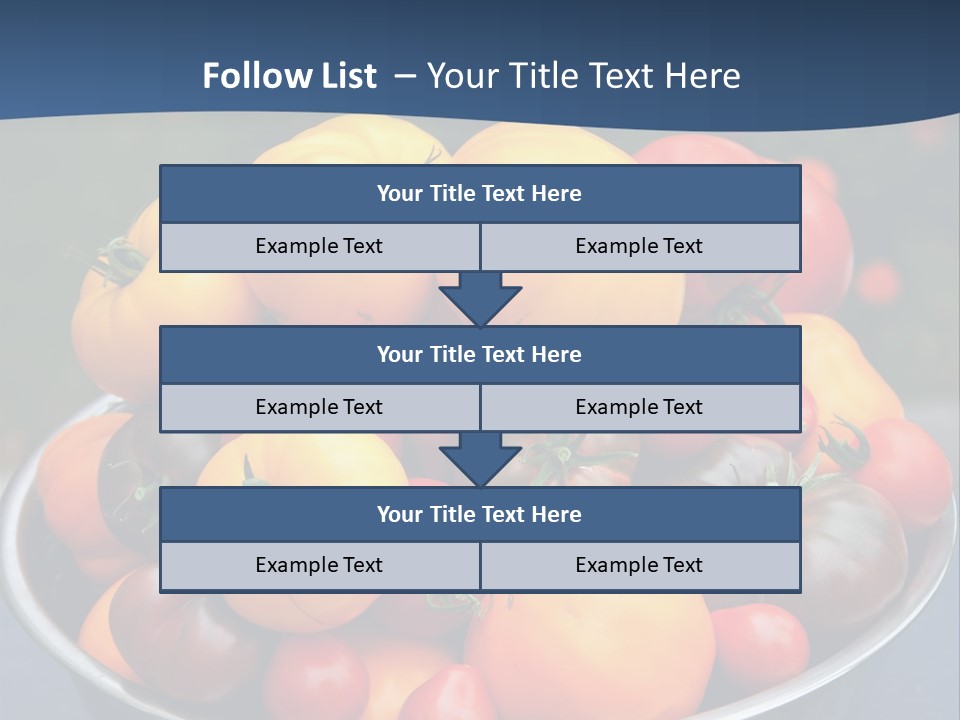 Vegetables Organic Vibrant PowerPoint Template